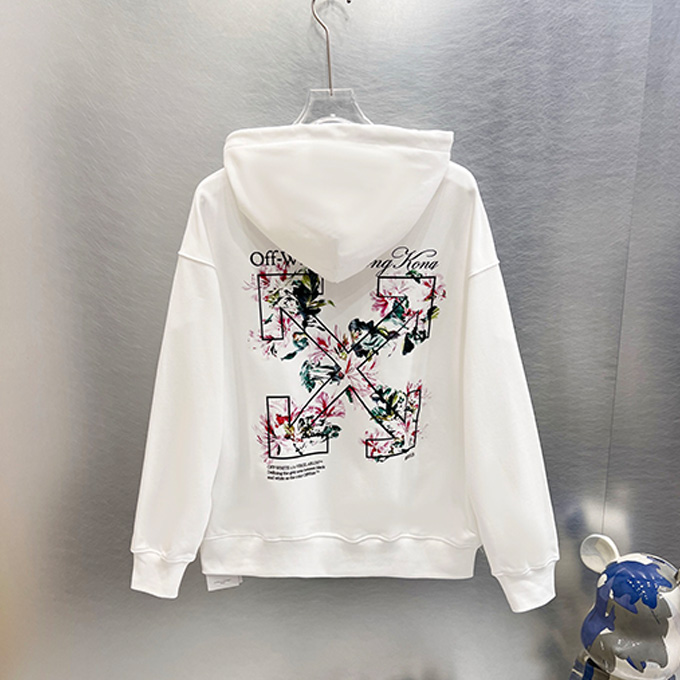 off white floral arrow hong kong limited hoodie